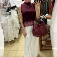 Blusa Lencera con Encaje