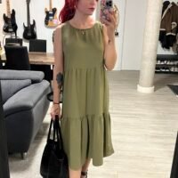 Vestido Largo Color Entero Can Can