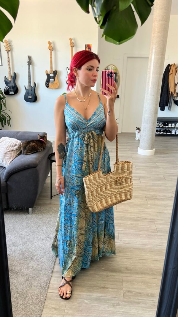 Vestido Tirantes Indio Estampado Elástico