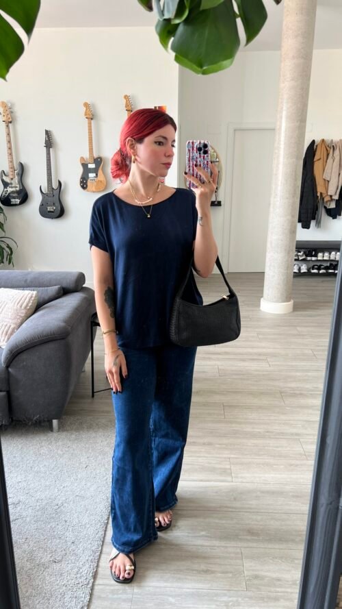 Camiseta Tejida Color Entero