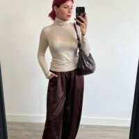 Pantalón Bombacho Satinado