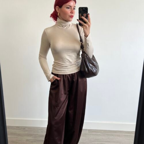 Pantalón Bombacho Satinado