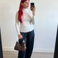 Pantalón Bombacho Satinado