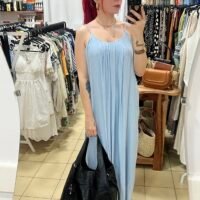 Vestido Tirantes Espalda con Cinta