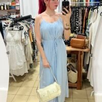 Vestido Tirantes Espalda con Cinta