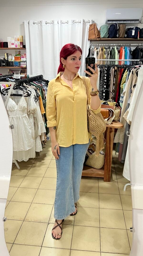 Camisa Amarillo Mantequilla