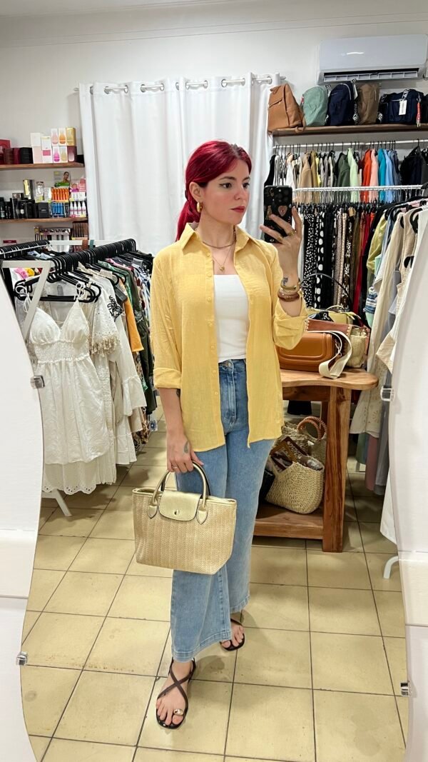 Camisa Amarillo Mantequilla