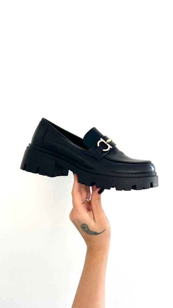 Mocasines Chunky Negros
