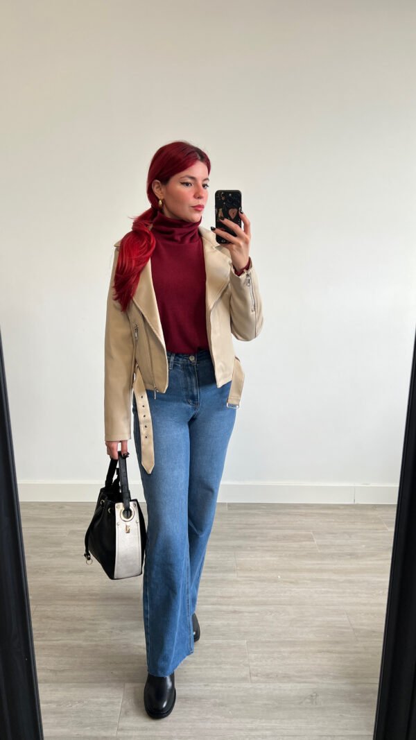 Jean Pata Ancha sin Dobladillo