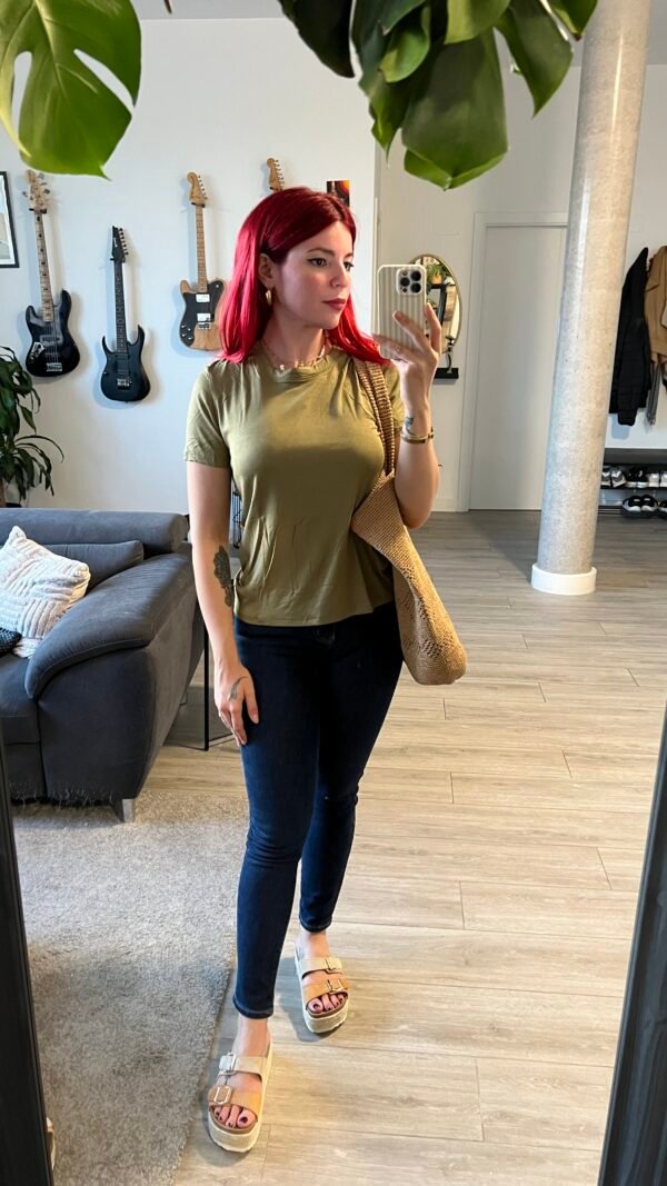 Top Básico Tejido Fluido