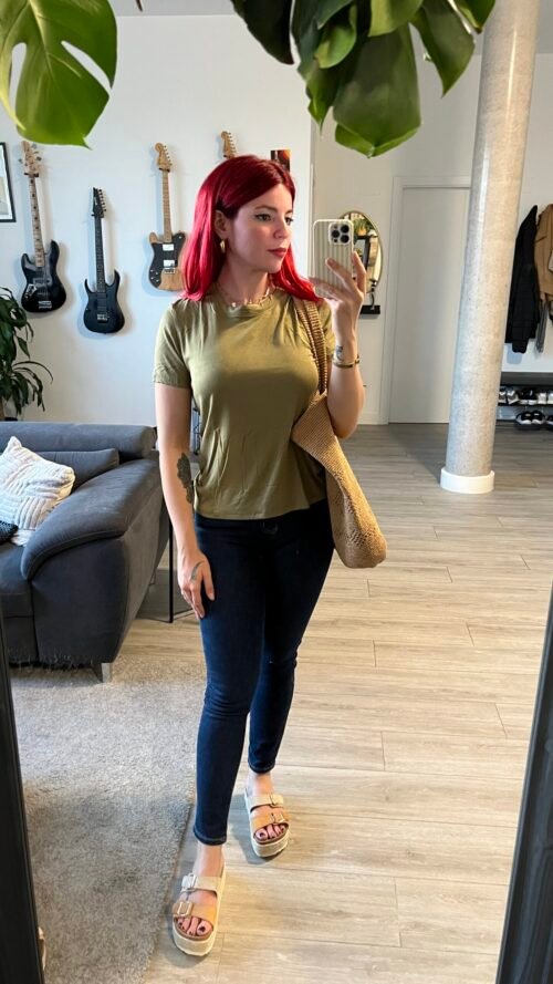 Top Básico Tejido Fluido