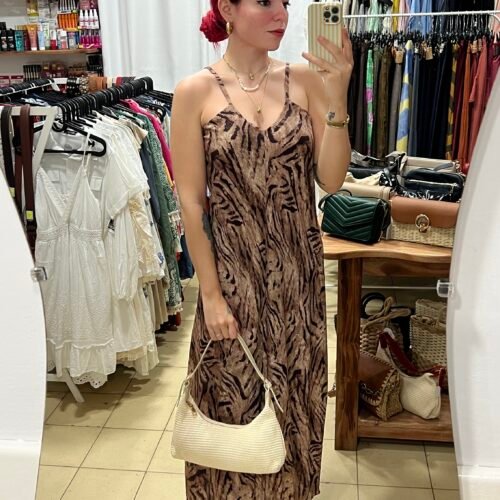 IMG_7212 Vestido Escote V Animal Print