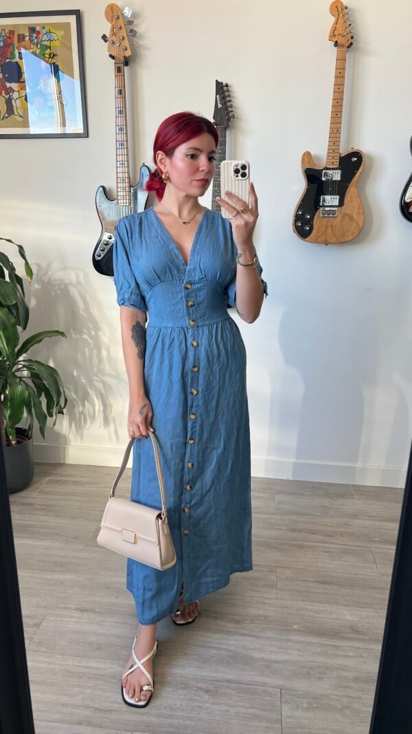 Vestido Mezclilla con Mangas