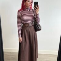 Jersey de Rayas Cuello Alto