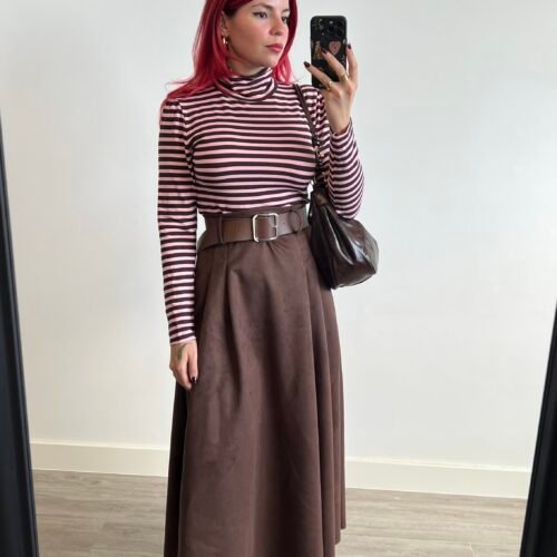 Jersey de Rayas Cuello Alto