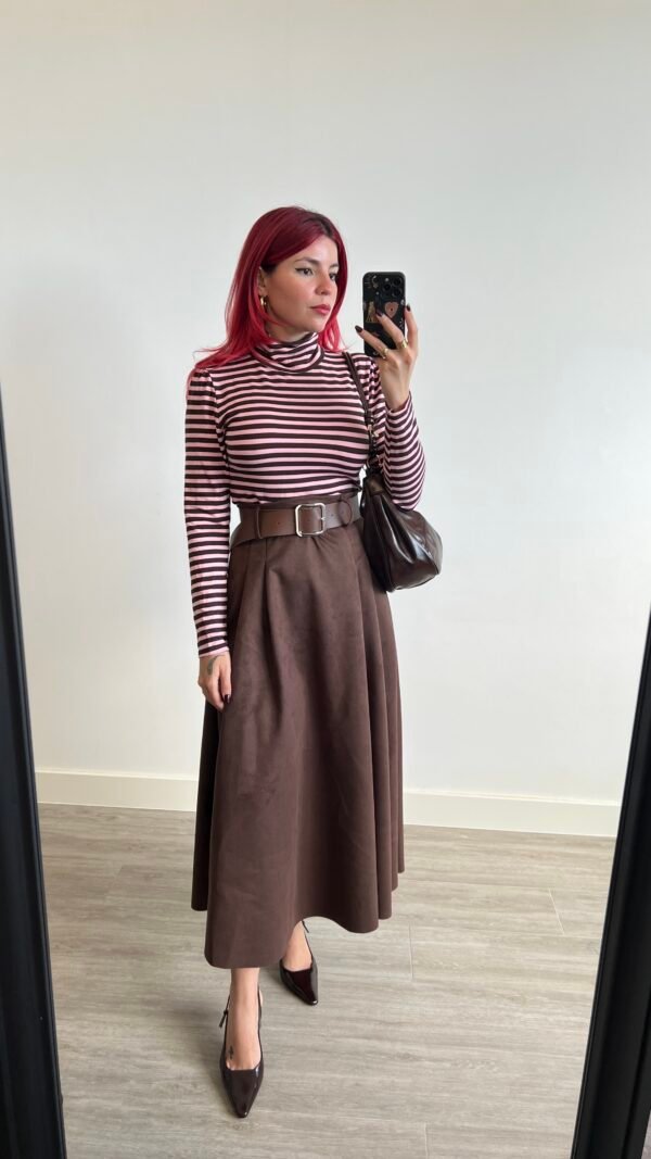 Jersey de Rayas Cuello Alto