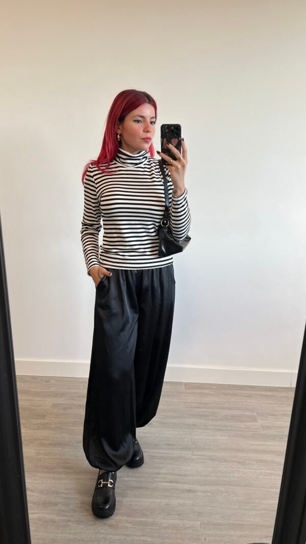 Jersey de Rayas Cuello Alto