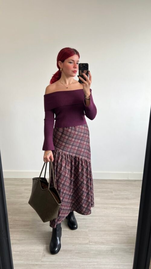 Saya Larga de Cuadros