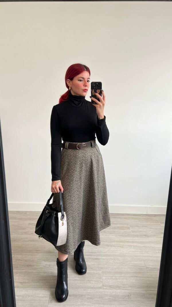 Jersey Cuello Alto Color Entero