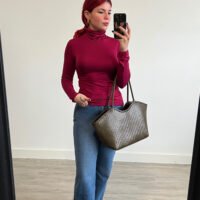 Jersey Cuello Alto Color Entero