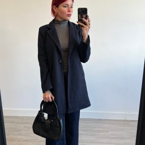 Abrigo Largo con Botón