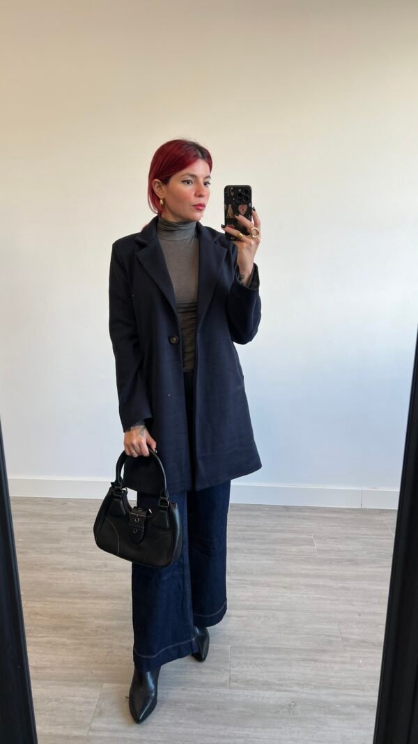 Abrigo Largo con Botón