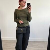 Jersey Cuello Barco Asimétrico