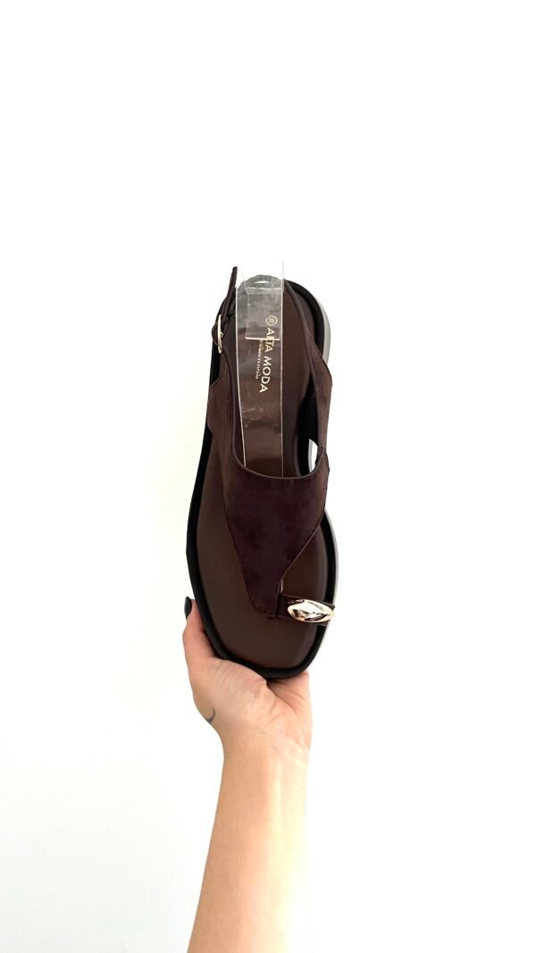 Sandalias Carmelitas Anillo Dorado