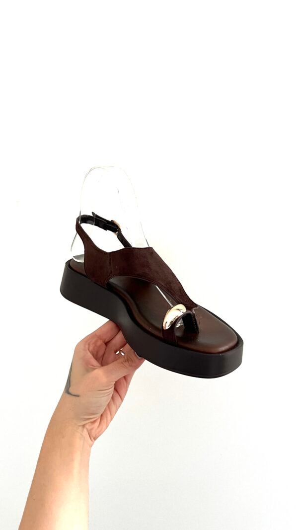 Sandalias Carmelitas Anillo Dorado