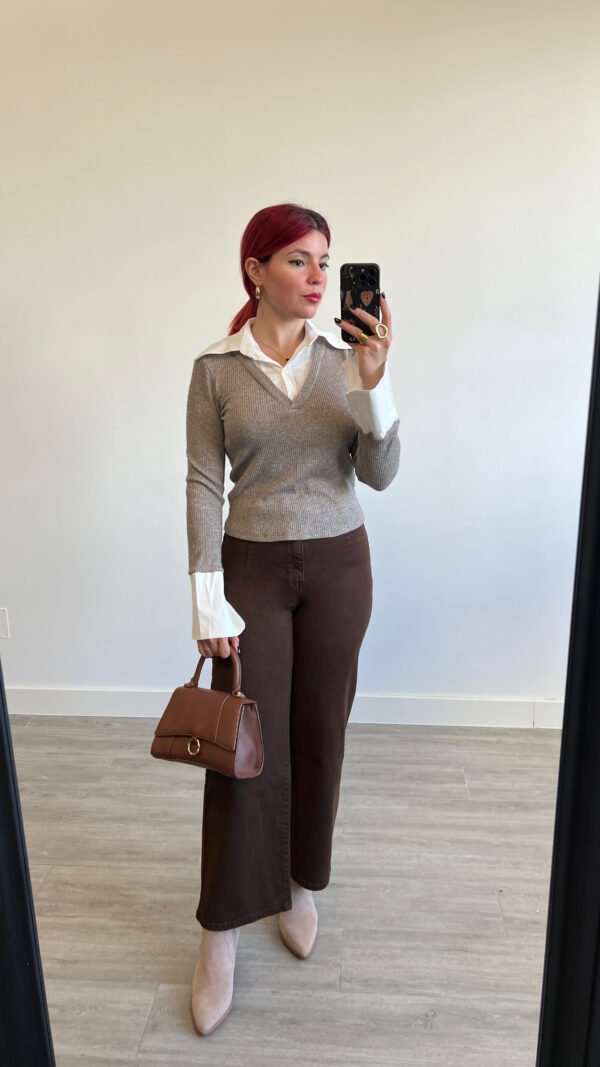 Jersey de Brillo con Camisa