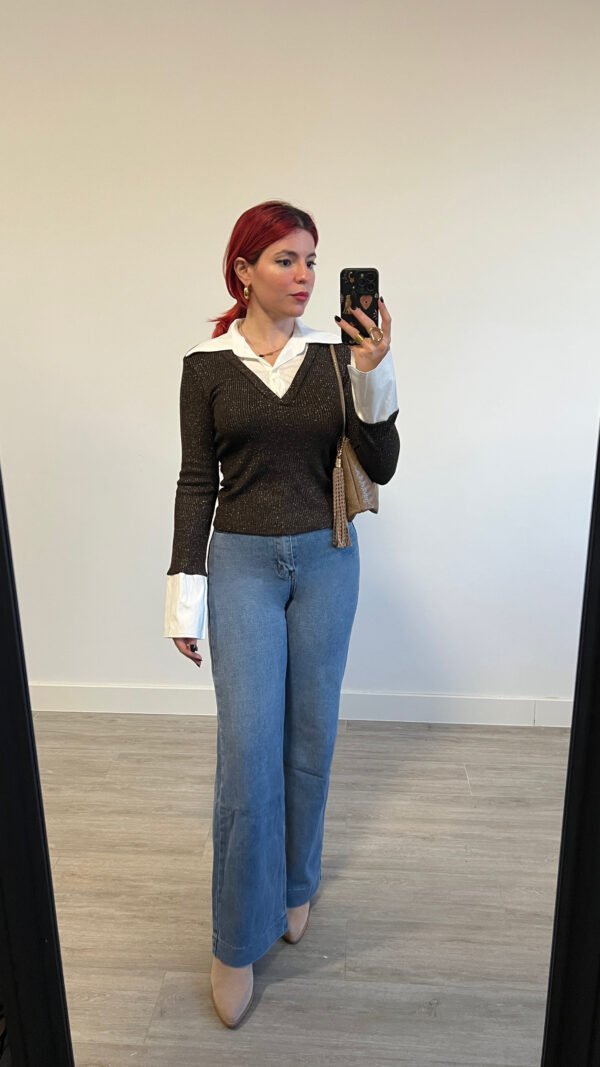 Jersey de Brillo con Camisa