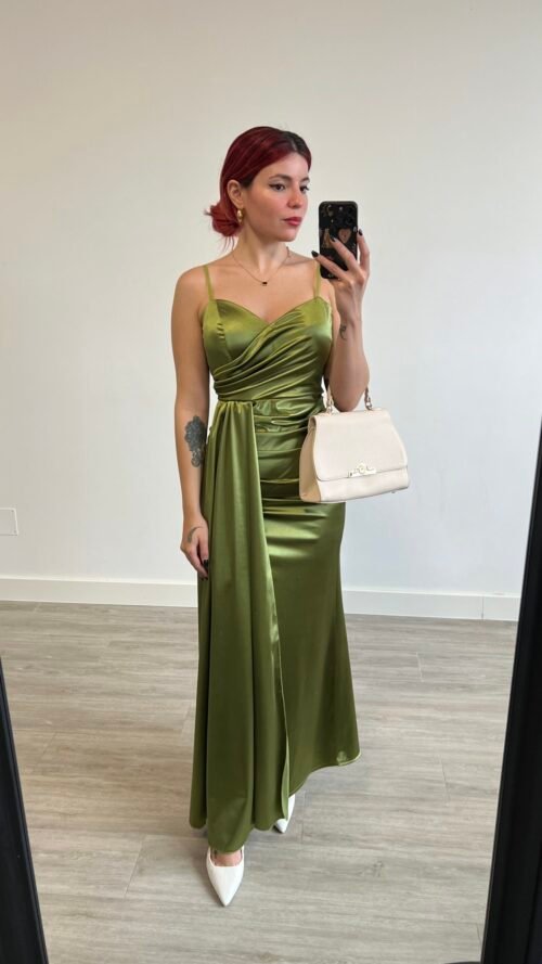 Vestido Escote en Forma de Corazón