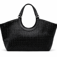 Cartera Mediana Polipiel Trenzada