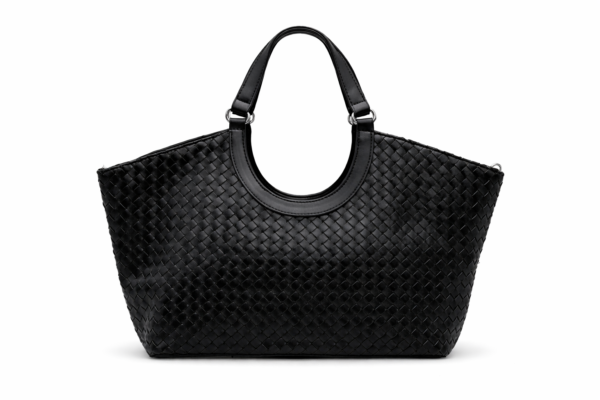 Cartera Mediana Polipiel Trenzada