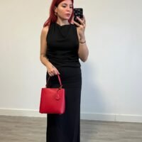 Vestido Negro Espalda Descubierta