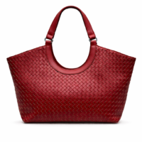 Cartera Mediana Polipiel Trenzada