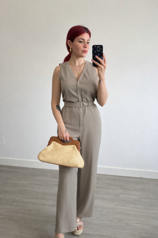 Mono Kaki con Botones