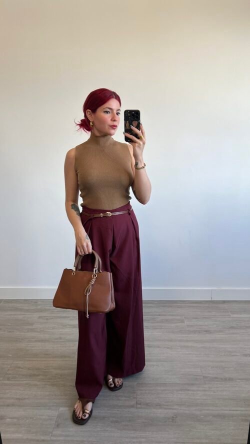 Top de Punto Cuello Alto