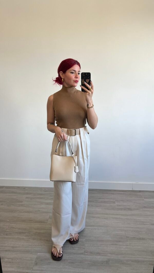 Pantalón Palazzo con Trabilla Ancha