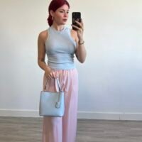 Pantalón Fluido Bajo Ancho