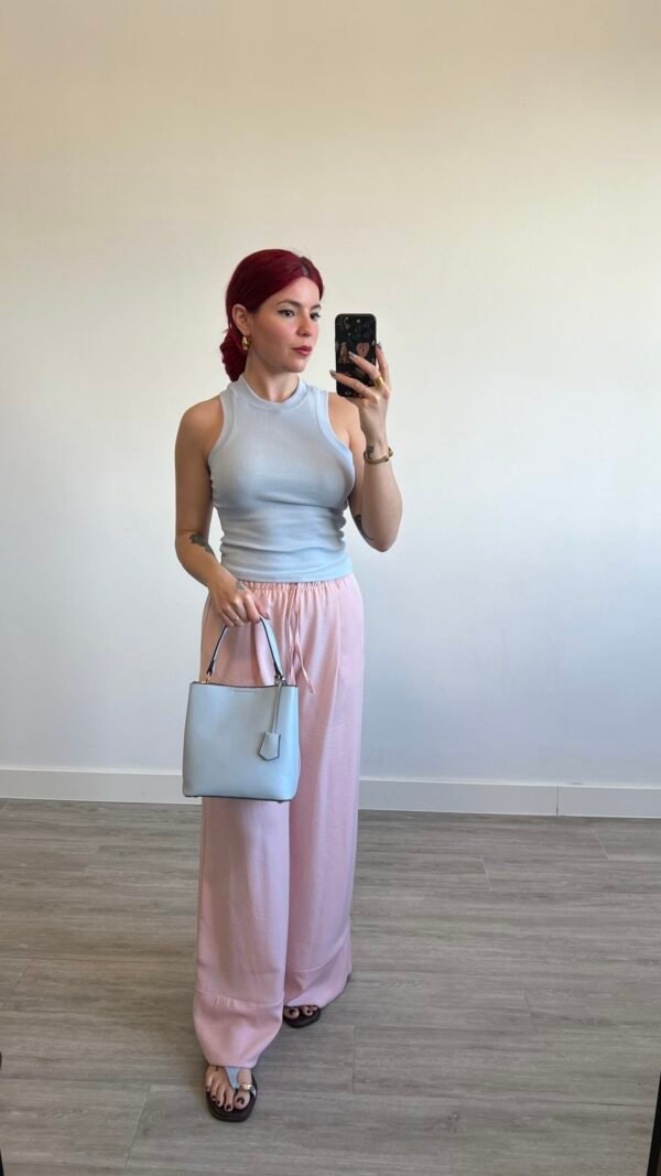 Pantalón Fluido Bajo Ancho