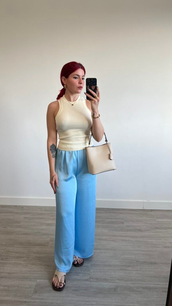 Pantalón Palazzo Satinado