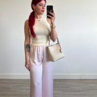 Pantalón Palazzo Satinado