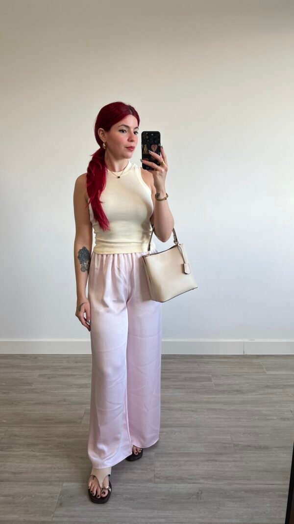 Pantalón Palazzo Satinado