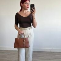 Top Color Entero Cuello Ojal