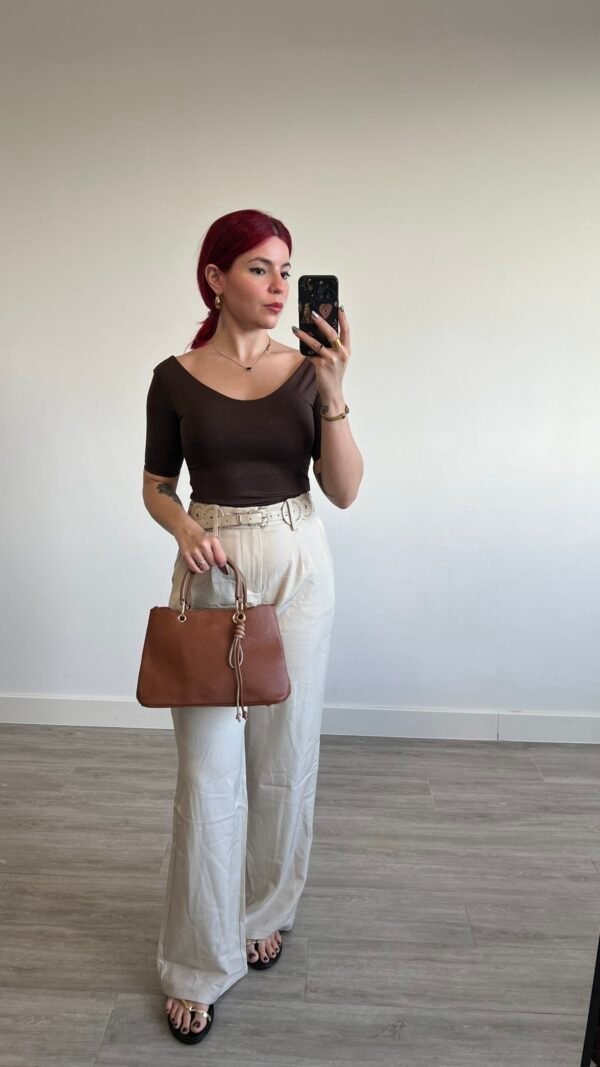 Top Color Entero Cuello Ojal