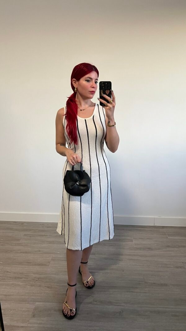 Vestido Largo de Rayas