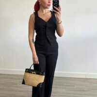 Conjunto Chaleco y Pantalón sin Fajín