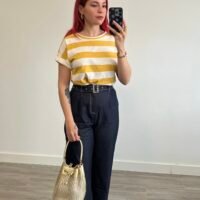 Pullover de Rayas Anchas