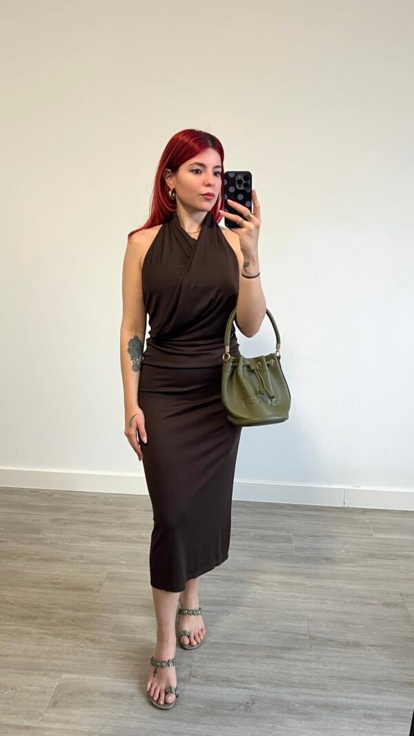 Vestido Largo Carmelita Espalda Afuera